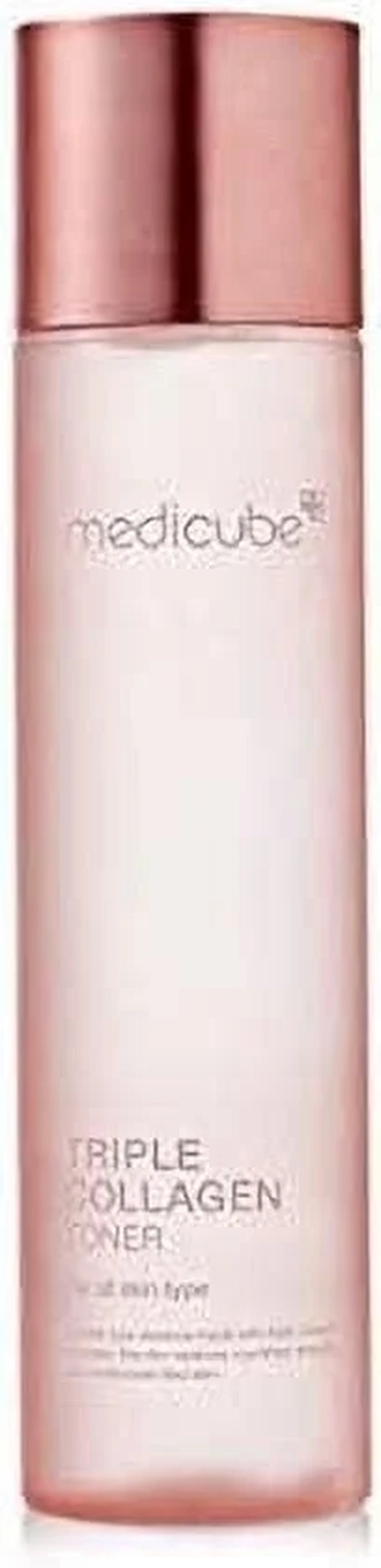 Triple Collagen Toner - Hydrolyzed, Atelo, & Soluble Collagen for Deep Hydration & Skin - Fast-Absorbing Formula for All-Day Suppleness, Korean Skincare (4.73 Fl.Oz.)