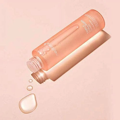Triple Collagen Toner - Hydrolyzed, Atelo, & Soluble Collagen for Deep Hydration & Skin - Fast-Absorbing Formula for All-Day Suppleness, Korean Skincare (4.73 Fl.Oz.)